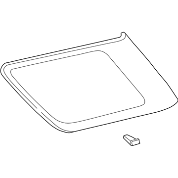 Toyota 62710-0C050 Quarter Glass