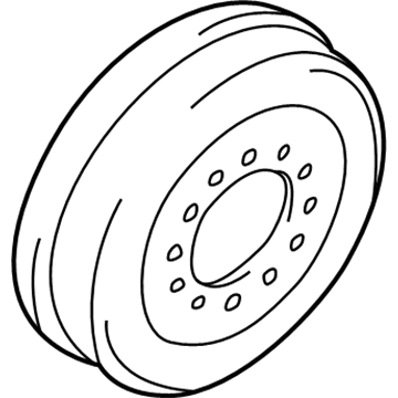 Toyota Pickup Brake Drum - 42431-35190