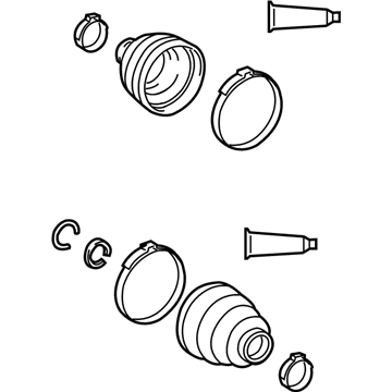 Toyota 04428-01040 Boot Kit, Driver Side