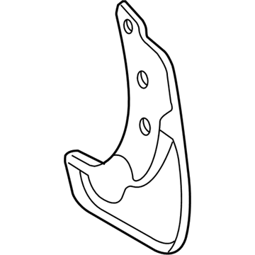 Toyota 76622-42090 Mud Guard, Driver Side