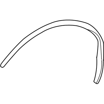 Toyota 53851-0R020 Flare Pad, Front