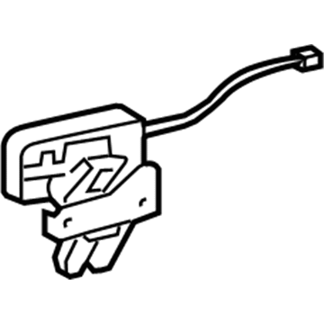 Toyota 69350-21110 Lock Assembly, Rear