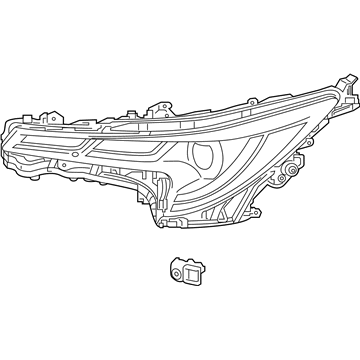 Toyota Corolla Headlight - 81070-12N10