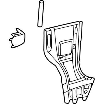 Toyota 61024-0C060 Hinge Pillar Reinforcement
