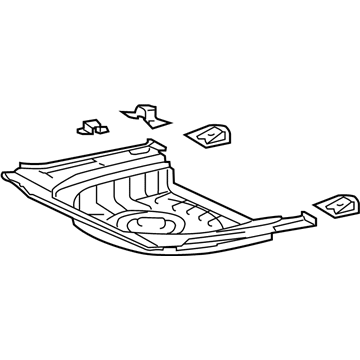 Toyota Avalon Floor Pan - 58301-07901