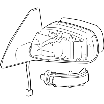 Scion 87910-21200 Mirror Assembly