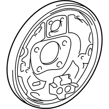 Toyota Backing Plate - 47043-33020