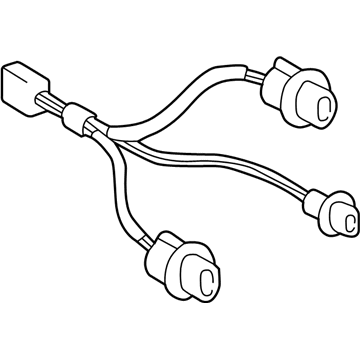 Toyota 81555-0C030 Socket, Rear