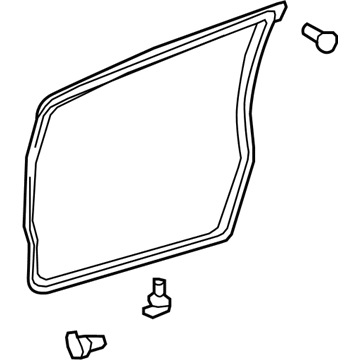 Toyota Yaris Weather Strip - 67862-52151