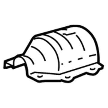 Toyota 18445-75040 Heat Shield, Rear
