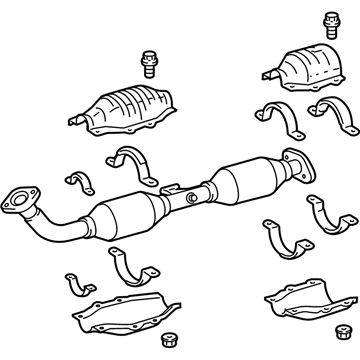 Toyota 4Runner Exhaust Pipe - 17410-75631