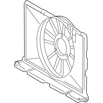 Toyota Fan Shroud - 16711-22191