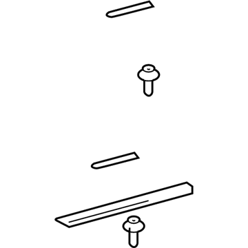 Toyota 67915-48010 Sill Plate, Outside Passenger Side