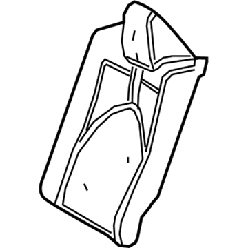 Toyota 71652-33140 Seat Back Pad