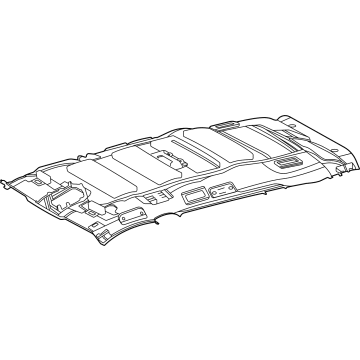 Toyota 63310-08Q40-B0 Headliner, Light Gray