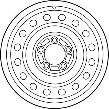 2023 Toyota Sequoia Spare Wheel - 42601-0C080