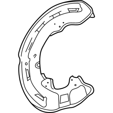 Toyota Mirai Backing Plate - 47782-30280