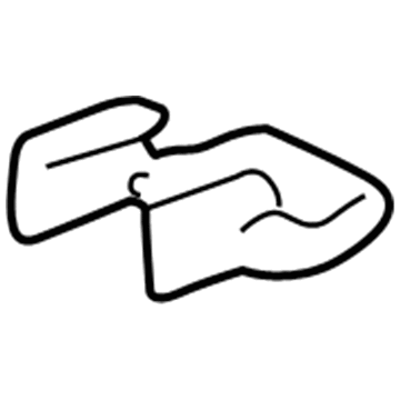 Toyota 72137-0C170-B0 Track End Cover
