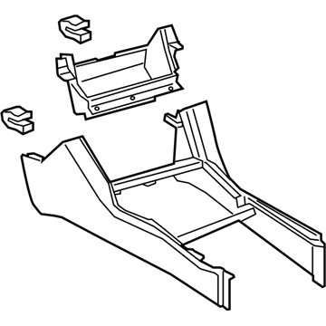 Toyota Tacoma Center Console Base - 58810-04040-C0