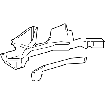 Toyota 58390-47020 Cover Assy,  Floor Under,  No.1