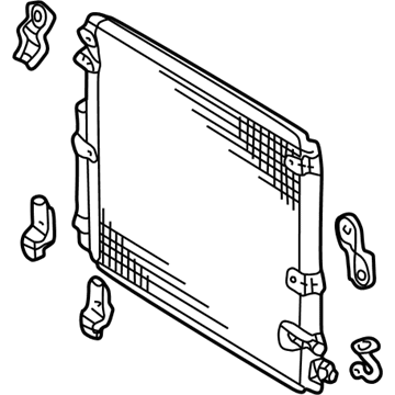 Toyota A/C Condenser - 88840-60050