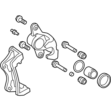 Toyota 47830-0T010 Caliper, Rear Passenger Side