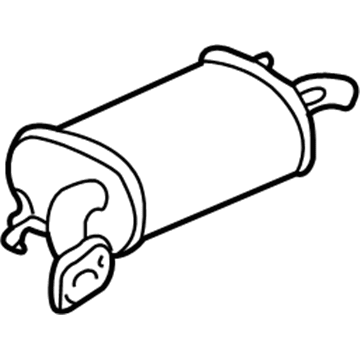 Toyota Highlander Muffler - 17440-28030