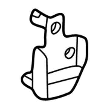 Toyota 75597-35010 Wheel Flare Retainer, Front Passenger Side