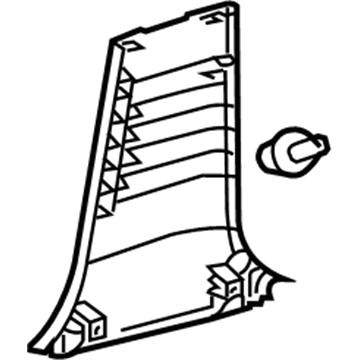 Toyota 62413-52140-C0 Lower Center Pillar Trim