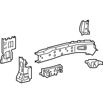 Toyota 57027-12010 Rail Assembly