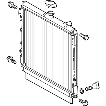 Toyota 16410-AZ005 Radiator Assembly