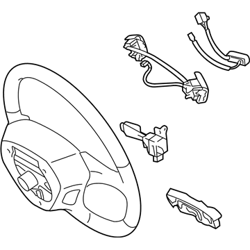 Toyota Steering Wheel - 45100-06801-A0