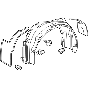 Toyota Camry Wheelhouse - 53805-06101