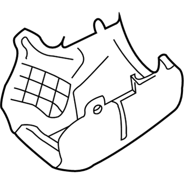 Toyota Camry Steering Column Cover - 45287-06060-E0
