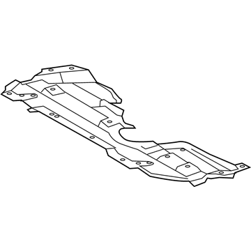 Toyota 51441-12270 Under Cover, Front Lower
