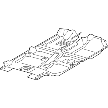 Toyota 58510-52E33-B0 Carpet, Dark Gray, Front