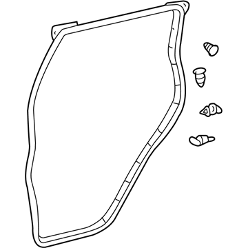Scion xA Weather Strip - 67872-52090