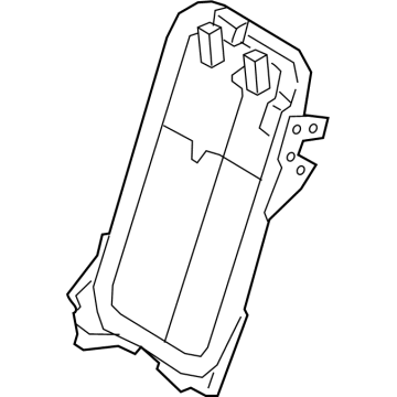 Toyota 71018-12540 Seat Back Frame, Rear Driver Side