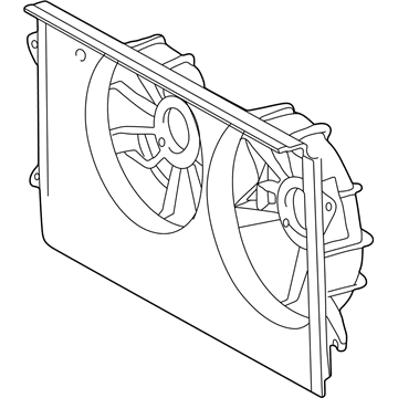 Toyota MR2 Spyder Fan Shroud - 16711-22060