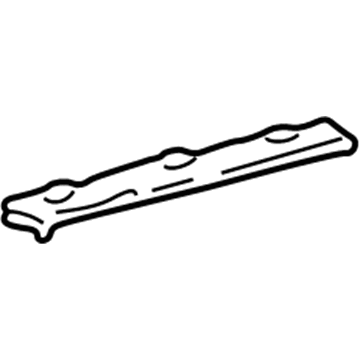 Toyota 62450-48010-B3 Rail Trim, Gray, Passenger Side