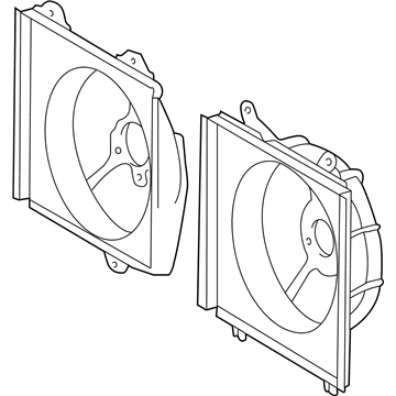 Toyota RAV4 Fan Shroud - 16711-28150