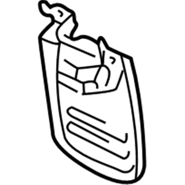 Toyota 76621-0C030 Mud Guard, Passenger Side