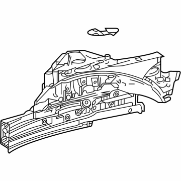 Toyota 53701-62900 Apron Assembly