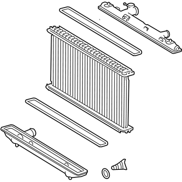 Toyota Camry Radiator - 16400-0H240