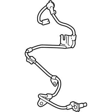 Toyota 89546-0R050 Sensor, Speed, Rear Driver Side