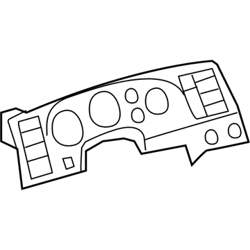 Toyota 55403-0C080 Cluster Panel