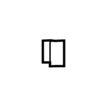 Toyota 55539-0C090 Control Switch Blank Cover