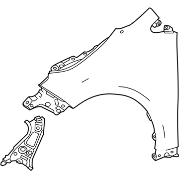 Toyota 53802-02260 Fender