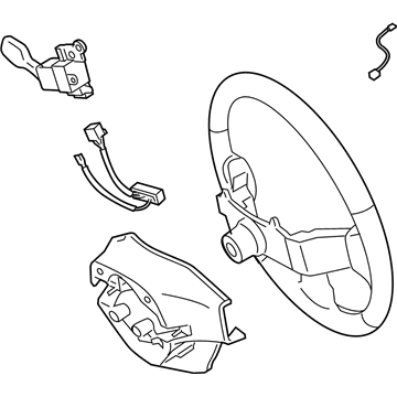 Toyota Matrix Steering Wheel - 45100-02E40-B0