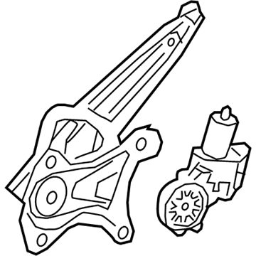 2022 Toyota C-HR Window Regulator - 69804-10030